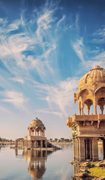 Beautiful backdrop for a Rajasthan Destination Wedding
