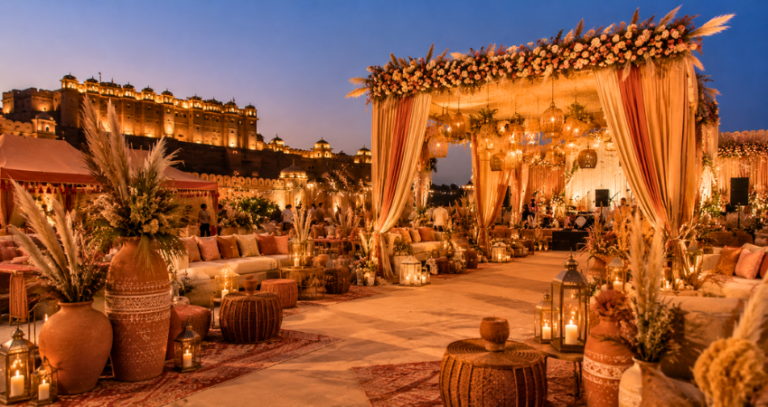 Desert-Inspired Wedding Décor for Rajasthan Celebrations